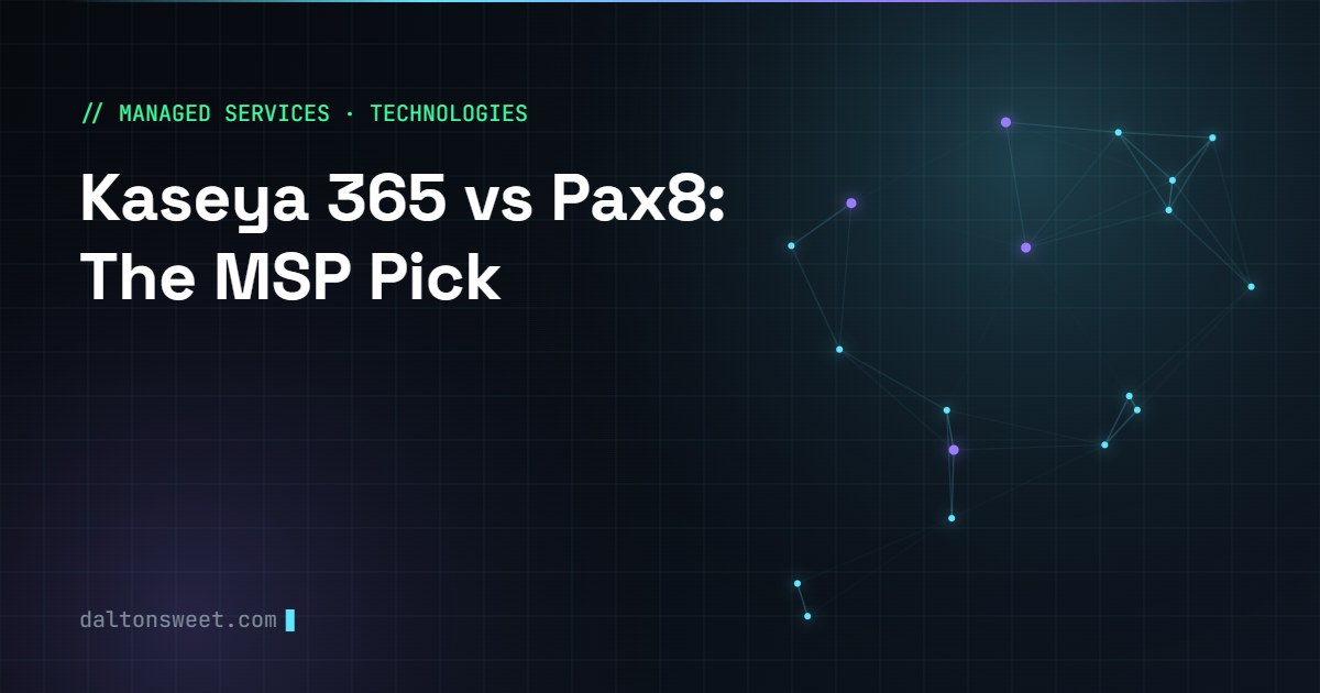 Kaseya 365 vs Pax8: The MSP Pick